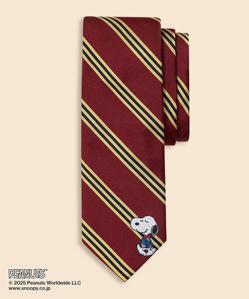 BROOKS BROTHERS（ブルックスブラザーズ） ネクタイ × PEANUTS シルク