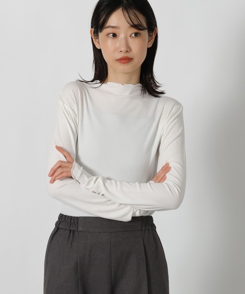 LAKOLE（ラコレ） tシャツ メローエッジハイネック長袖 / 615914