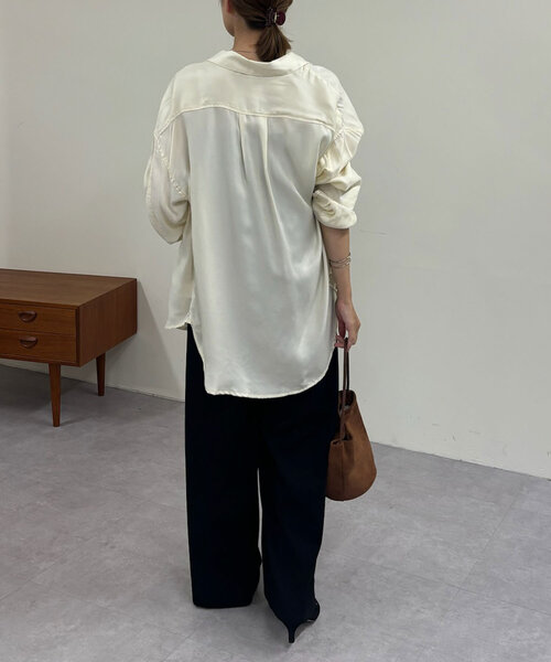 「SHENERY」 長袖シャツ FREE グリーン レディース_画像7