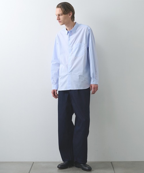 STILL BY HAND ストライプシャツ STILL BY HAND（スティルバイハンド） シャツ 「STILL BY HAND