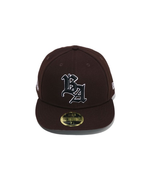A BATHING APE NEW ERA ベースボールキャップ ブラウン A BATHING APE（アベイシングエイプ） キャップ 帽子 NEW ERA 59FIFTY