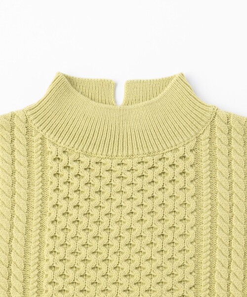 「UNFILO」 長袖ニット MEDIUM ベージュ レディース_画像6