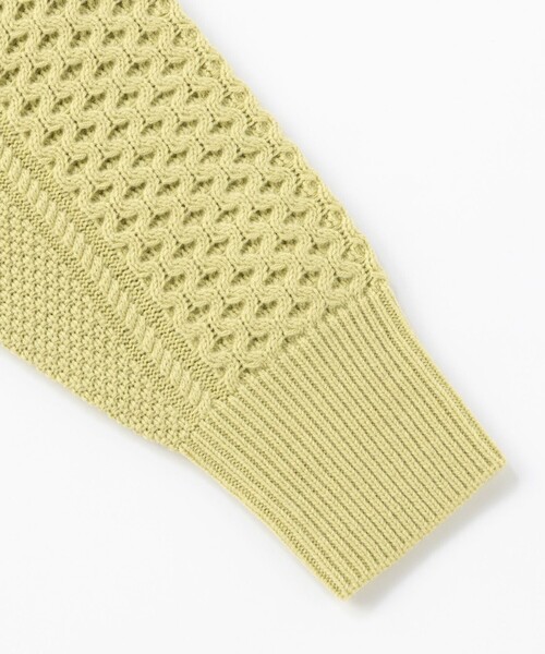 「UNFILO」 長袖ニット MEDIUM ベージュ レディース_画像7