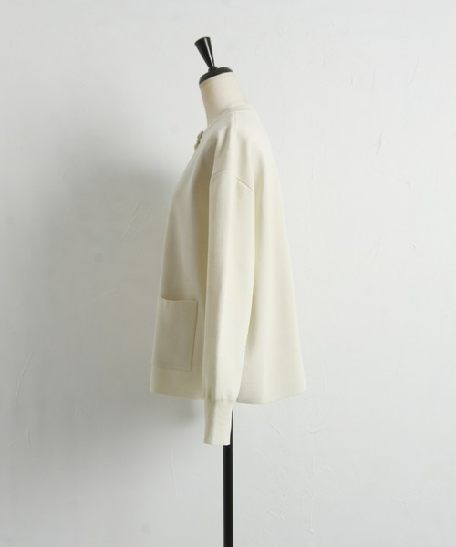 「&. NOSTALGIA」 ニットカーディガン FREE アイボリー レディース_画像4