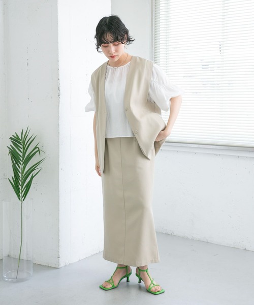 「KBF」 セットアップ ONE モカ レディース_画像7