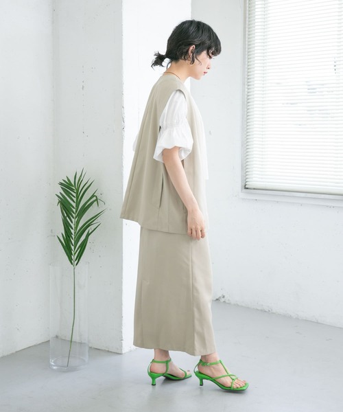 「KBF」 セットアップ ONE モカ レディース_画像8