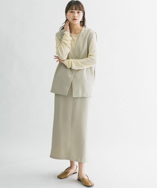「KBF」 セットアップ ONE モカ レディース_画像9