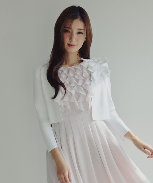 【TOCCA】新品 フリル ボレロ カーディガン TOCCA（トッカ） カーディガン FRILL CHORUS BOLERO ボレロ レディース
