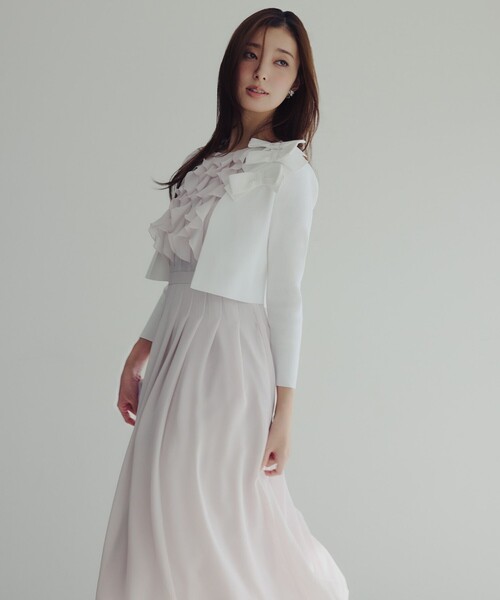 美品♡トッカ リボンカーディガン TOCCA（トッカ） カーディガン ETERNAL RIBBON BOLERO ボレロ