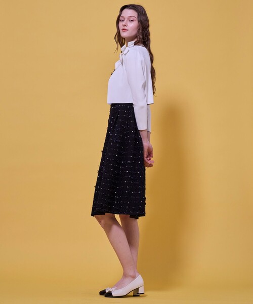TOCCA present ribbonカーディガン TOCCA（トッカ） カーディガン ETERNAL RIBBON BOLERO ボレロ