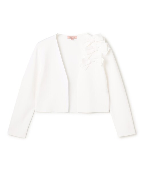 ★新品★ TOCCA トッカ PRESENT RIBBON カーディガン M TOCCA（トッカ） カーディガン ICE BOX CARDIGAN カーディガン