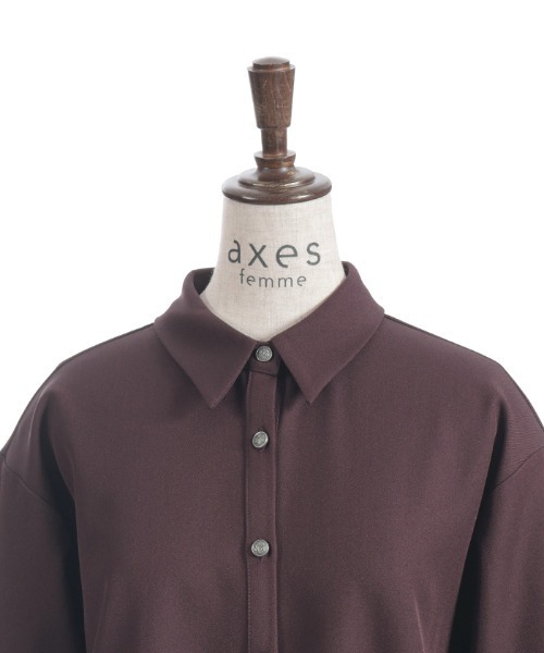 axes femme（アクシーズ ファム） チュニック ハトメシャツチュニック