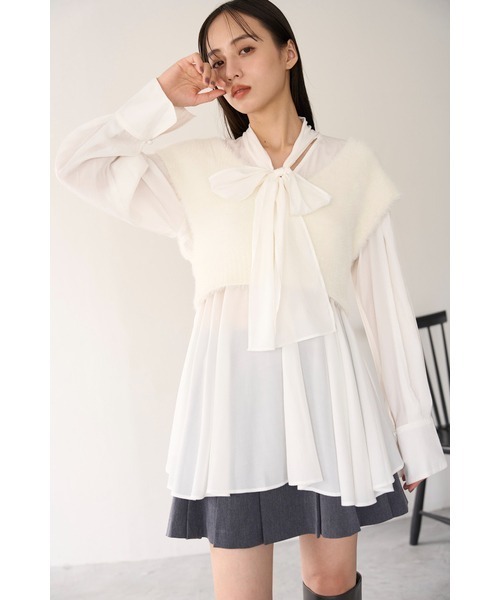 スナイデルブラウス SNIDEL（スナイデル） 長袖ブラウス FREE オフホワイト レディース