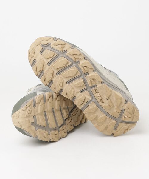 「HI-TEC」 ローカットスニーカー 24.0cm サンドグレー メンズ_画像3