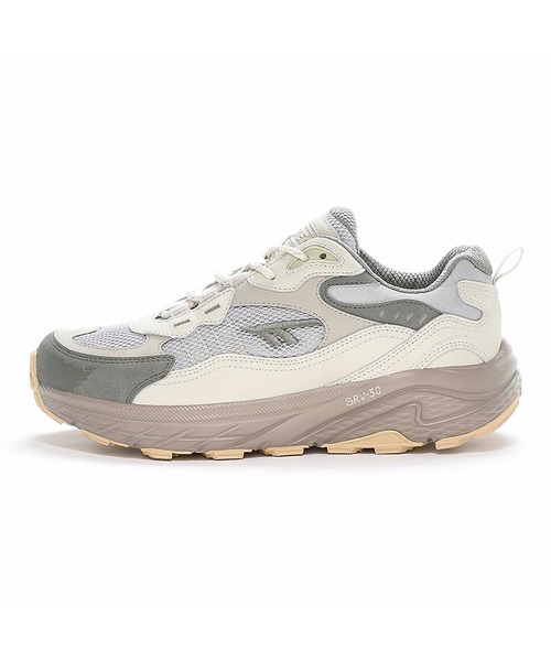 「HI-TEC」 ローカットスニーカー 24.0cm サンドグレー メンズ_画像6