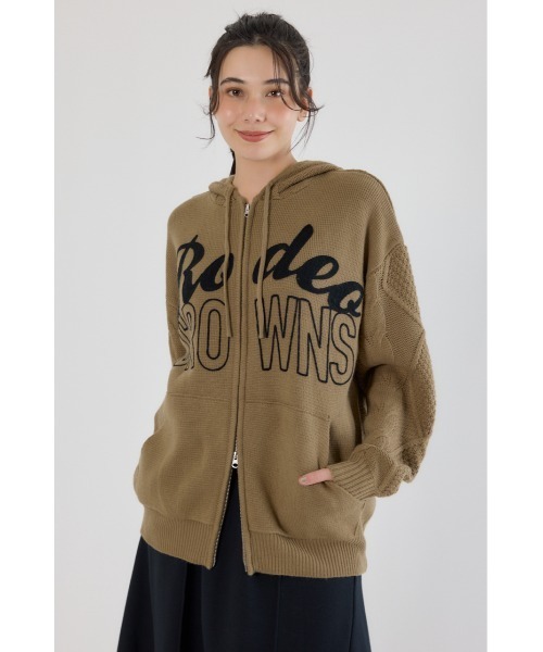 ロデオクラウンズ★ニットパーカー RODEO CROWNS WIDE BOWL | サインロゴモールニットパーカー