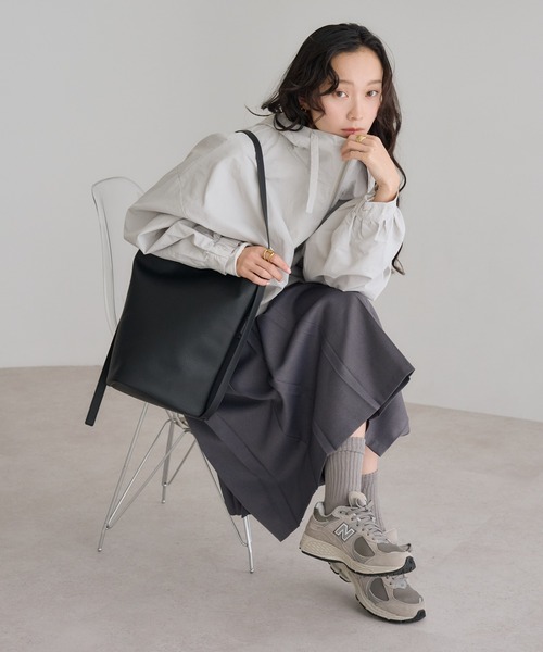 soins トートバッグ 「牛革」2WAYワンハンドルバケツトートバッグ