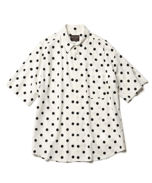 「MR.OLIVE」 半袖シャツ SMALL サックスブルー メンズ_画像4