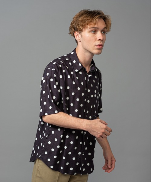 「MR.OLIVE」 半袖シャツ SMALL サックスブルー メンズ_画像8