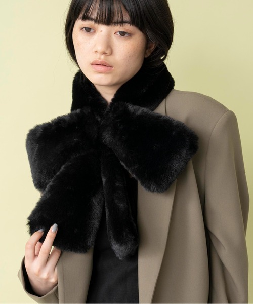 「Casselini」 ティペット FREE ブラウン レディース_画像9