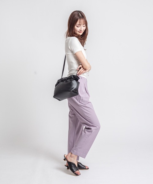 ADD CULUMN TURN 巾着 ショルダーバッグ ADD CULUMN（アドカラム）の「ADD CULUMN / TURN 巾着 ショルダー