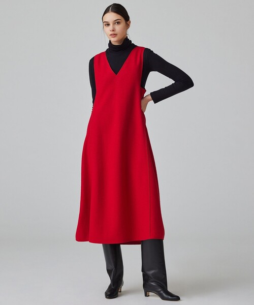 「TOMORROWLAND」 サロペットスカート 36 ブラック レディース_画像3