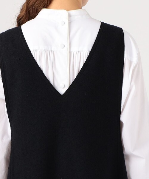 「TOMORROWLAND」 サロペットスカート 36 ブラック レディース_画像8