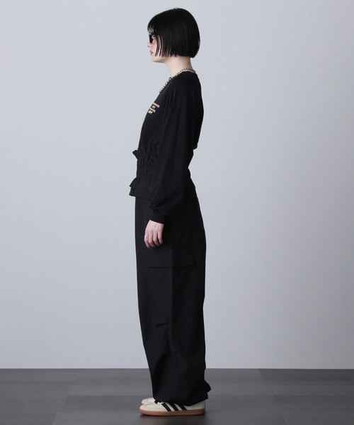 「ROSE BUD」 「CREOLME」長袖カットソー ONE SIZE パープル レディース_画像3