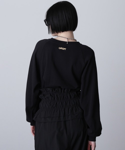 「ROSE BUD」 「CREOLME」長袖カットソー ONE SIZE パープル レディース_画像7