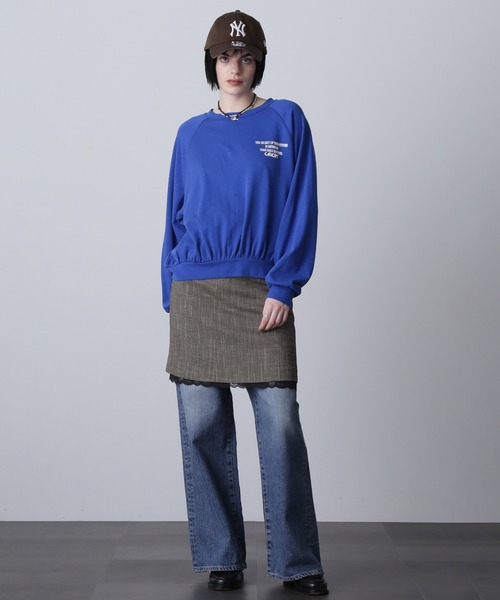 「ROSE BUD」 「CREOLME」長袖カットソー ONE SIZE パープル レディース_画像8