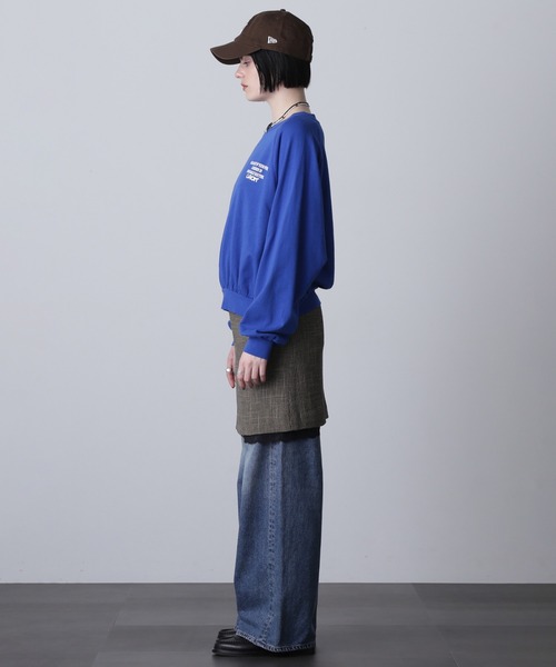 「ROSE BUD」 「CREOLME」長袖カットソー ONE SIZE パープル レディース_画像9