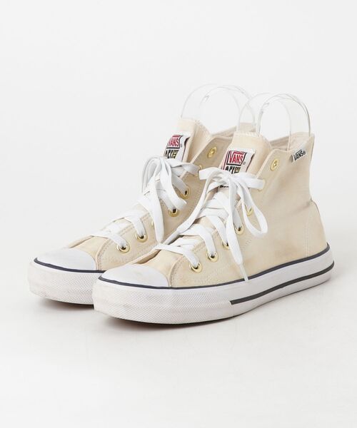VANS（ヴァンズ） ハイカットスニーカー 22.5cm ベージュ レディース