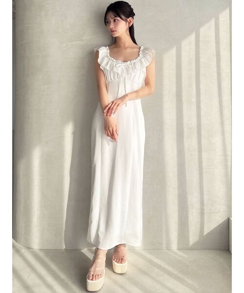れに。rich+nineワンピ RIKKA FEMME リッカファム ワンピース レディース リブワンピ ロング丈