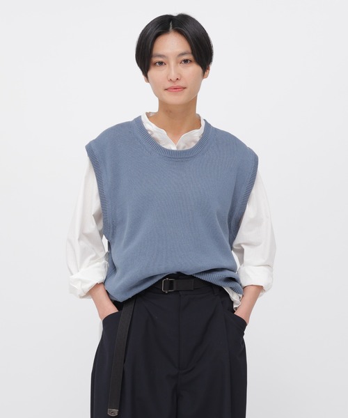 MHL.（エムエイチエル） ニット セーター BELGIAN LINEN COTTON