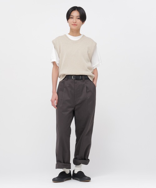 MHL.（エムエイチエル） ニット セーター BELGIAN LINEN COTTON