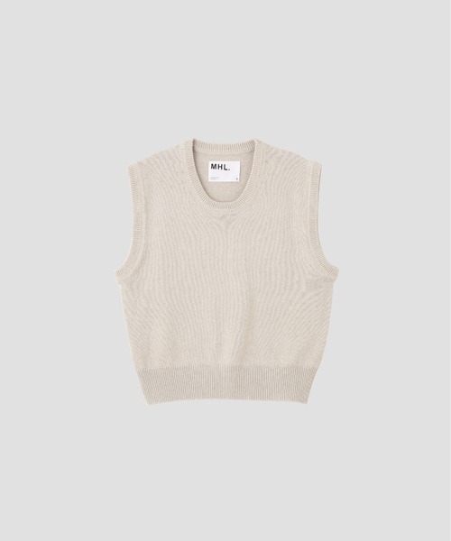 MHL.（エムエイチエル） ニット セーター BELGIAN LINEN COTTON