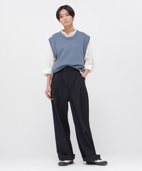 MHL.（エムエイチエル） ニット セーター BELGIAN LINEN COTTON