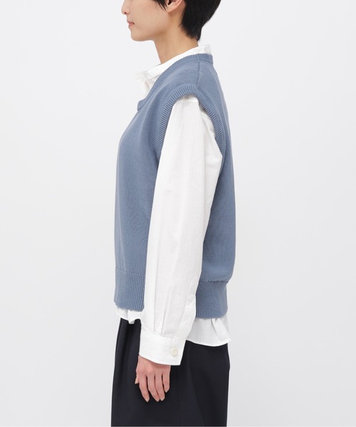 MHL.（エムエイチエル） ニット セーター BELGIAN LINEN COTTON