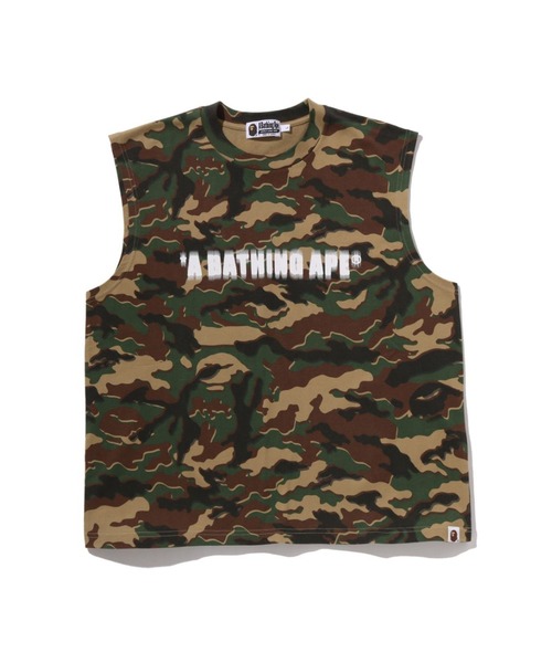 A BATHING APE タンクトップ　迷彩　キャミソール　カモフラ アベイシングエイプ（A BATHING APE／メンズタンクトップ）｜トップス