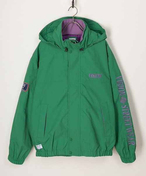 「VISION STREET WEAR」 ナイロンブルゾン L ブラック系その他 メンズの画像