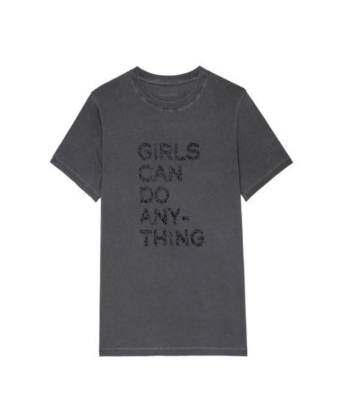「ZADIG&VOLTAIRE」 半袖Tシャツ L ブルー レディース_画像9