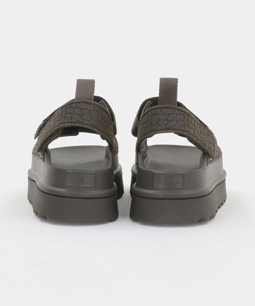 サンダル 「UGG」ゴールデングロウ エンボスド サンダル レディースの画像