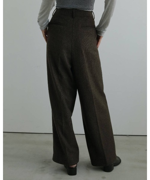 「anuke」 パンツ 36inch ブラウン レディース_画像7