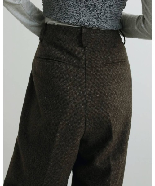 「anuke」 パンツ 36inch ブラウン レディース_画像8