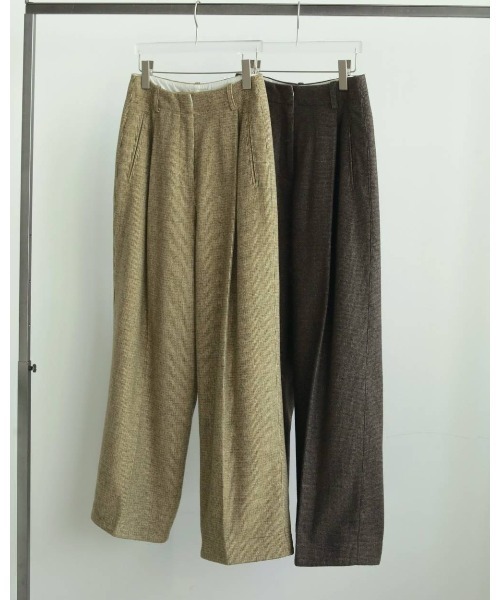 「anuke」 パンツ 36inch ブラウン レディース_画像10