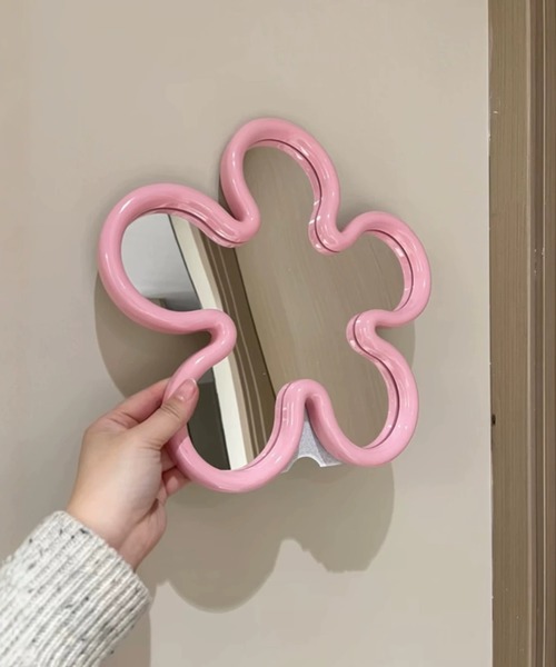 鏡 2wayぷっくりフラワースタンドミラー : ZOZOTOWN Yahoo!店 - 通販