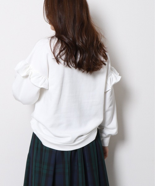 「Re.Verofonna」 スウェットカットソー MEDIUM レッド レディース_画像4