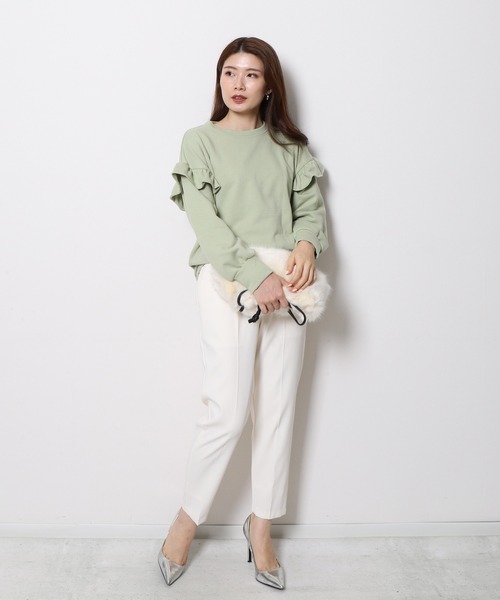 「Re.Verofonna」 スウェットカットソー MEDIUM レッド レディース_画像8