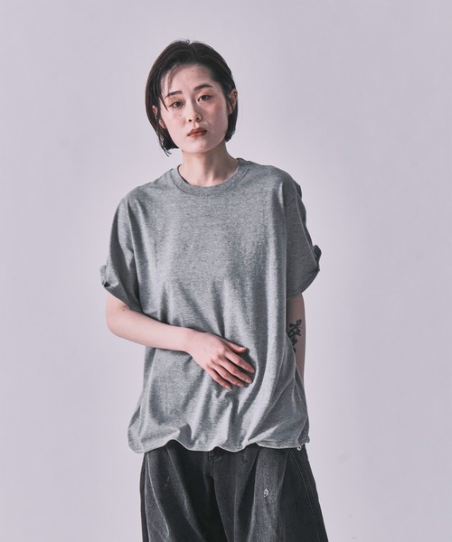 INSCRIRE（アンスクリア） tシャツ Raffy Gauze Wire Tee レディース