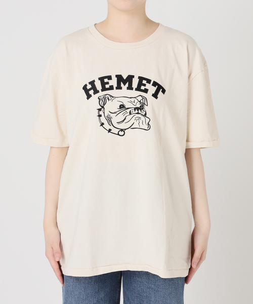MIXTA（ミクスタ） tシャツ 半袖 HEMET CREW Tシャツ レディース